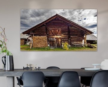 Der Stall auf der Lackenalm von Christa Kramer