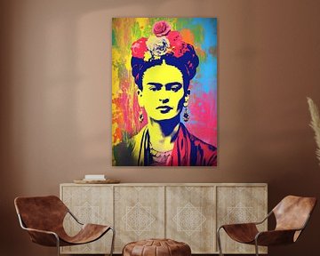 Frida Pop-art van Niklas Maximilian