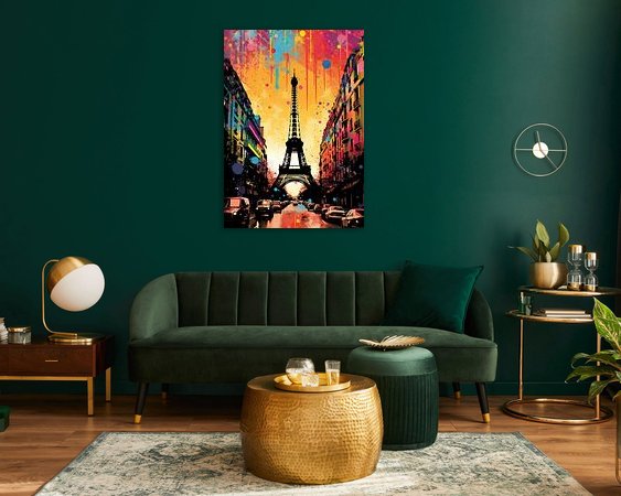 Example of the artwork in a room