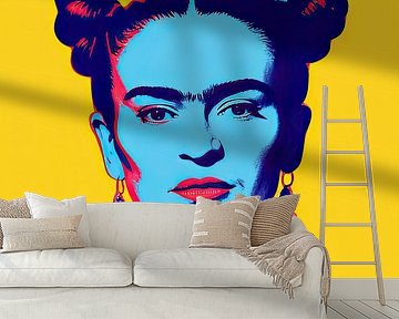 Frida Poster Pop Art van Niklas Maximilian