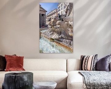 Rome - Fontana del Pantheon sur t.ART
