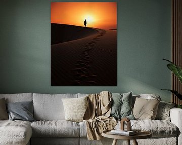 Woestijnromantiek van fernlichtsicht