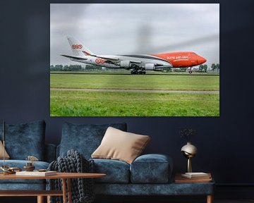 TNT Boeing 747-400 vrachtvliegtuig. van Jaap van den Berg