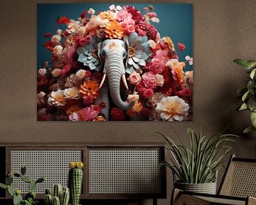 Blooming Elephant Splendour by Eva Lee