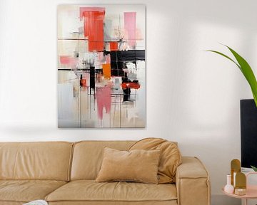 Art abstrait Image Impression d'art Peinture sur Niklas Maximilian