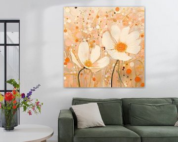 Blumen von Abstraktes Gemälde