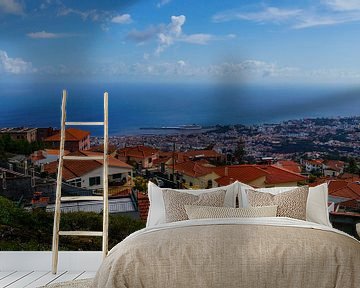 Madeira - Uitzicht naar Funchal en de oceaan vanaf Monte van adventure-photos