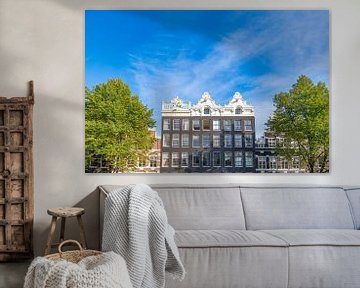 Le quartier des canaux du centre-ville d'Amsterdam en été sur Sjoerd van der Wal Photographie