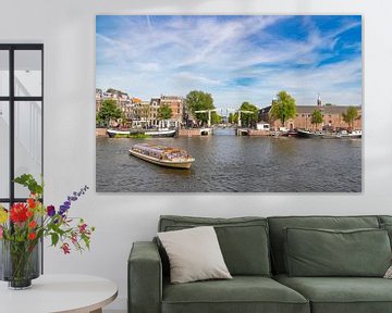 Amsterdam downtown canal district during summer by Sjoerd van der Wal Photography