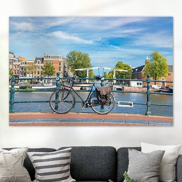 Amsterdamer Grachtenviertel im Sommer