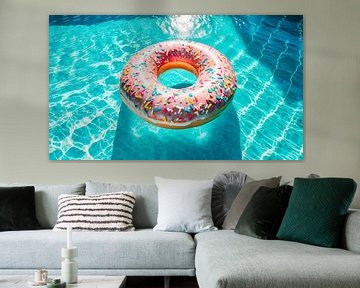 Donut in the pool by Mustafa Kurnaz