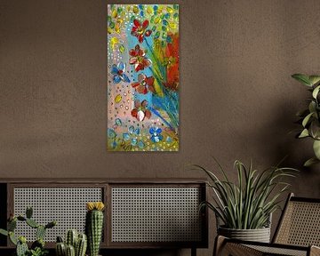 Shabby chic flowers 444 von Claudia Gründler