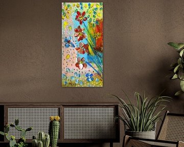 Shabby chic bloemen 444