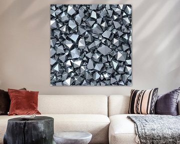 Nachdenken über Silber von VriesWol WallArt