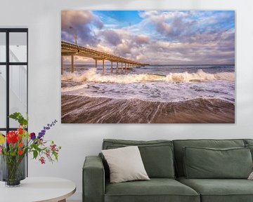 A Burst Of Energy - Ocean Beach Pier by Joseph S Giacalone Photography