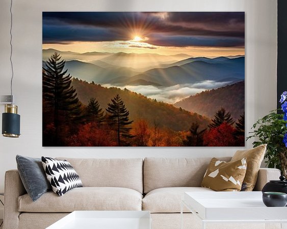 Example of the artwork in a room