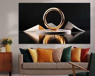 Goud met zwart en design van Mustafa Kurnaz