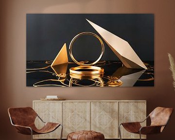 Goud met zwart en design van Mustafa Kurnaz