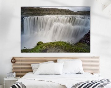 Iceland - Time exposure of magical detifoss waterfall by adventure-photos