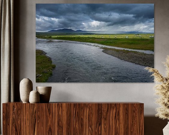 Example of the artwork in a room