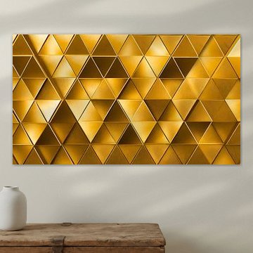 Gold with shape and pattern