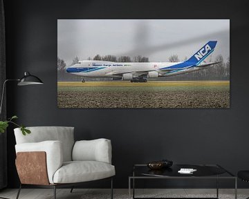 Nippon Cargo Airlines Boeing 747-400F. by Jaap van den Berg