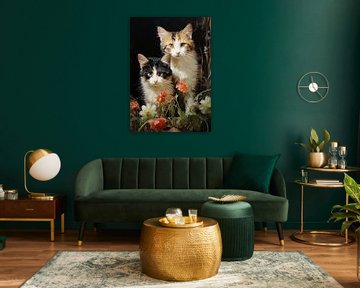 Poster chat impression d'art sur Niklas Maximilian