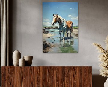 Paarden poster art print 