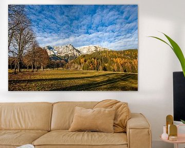 The view from Ramsau to the Dachstein by Christa Kramer