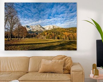 Der Blick von Ramsau zum Dachstein von Christa Kramer