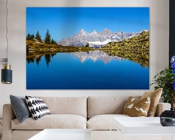 Dreamlike reflection of the Dachstein by Christa Kramer