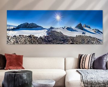Un panorama de rêve sur le glacier du Dachstein sur Christa Kramer