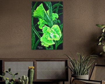 Groene Lelie Bloem van Floris Betrouw