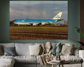 KLM Boeing 747-400 jumbojet.