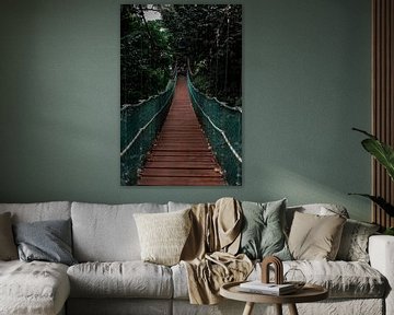 A rope bridge in Eco Forest Kuala Lumpur maleisie by Melanie (Flashpacker)