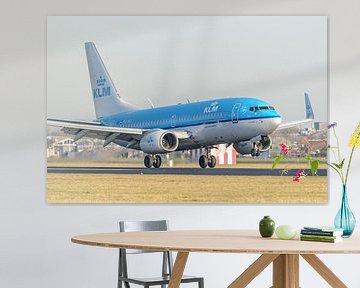 Landing KLM Boeing 737-700. by Jaap van den Berg