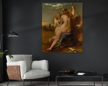Venus verlost Cupido van zijn lus van Peter Balan