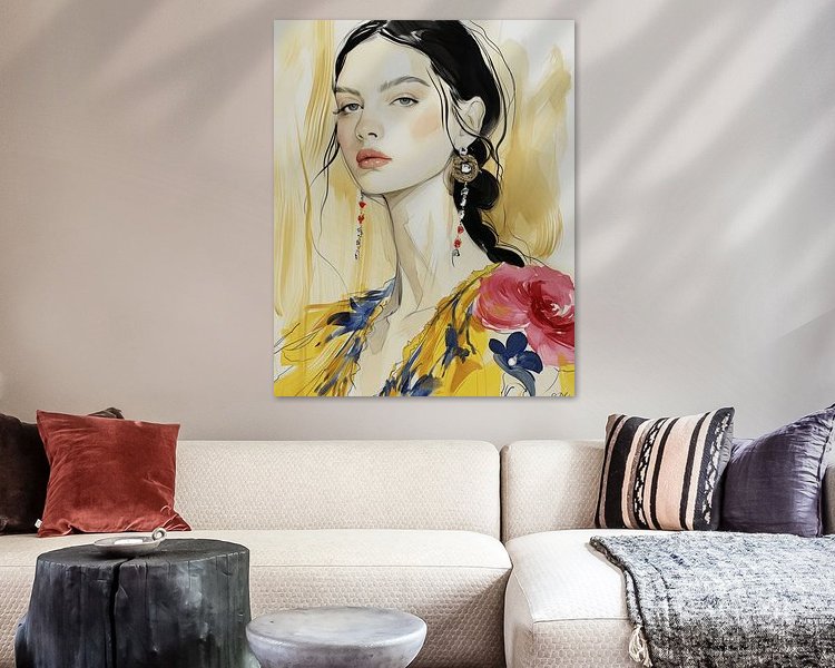 Example of the artwork in a room