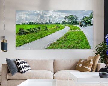 Landschaft bei Tzum, Friesland, Niederlande. von Jaap Bosma Fotografie