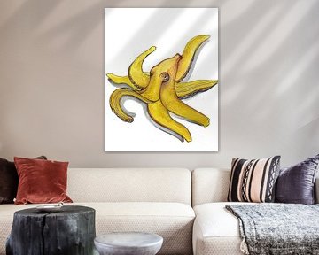 Bananen octopus van LinesbyAg