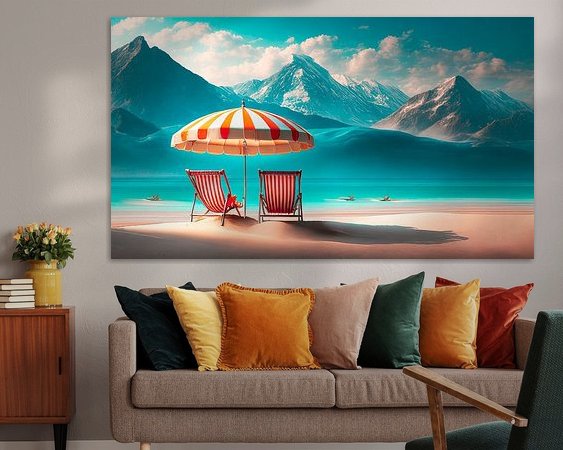 Example of the artwork in a room