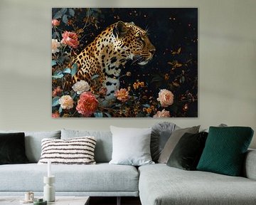 Jaguar in de Eeuwige Tuin van Eva Lee