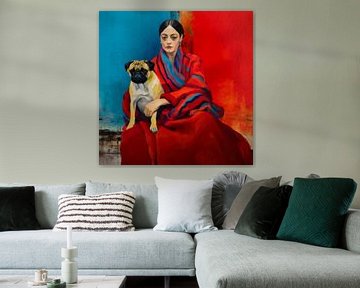Lady in Red by Marja van den Hurk