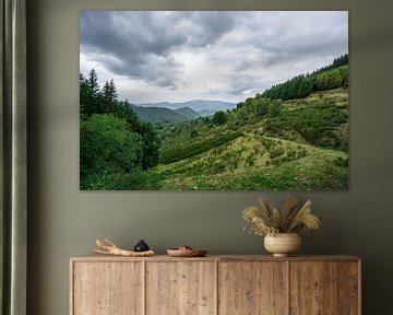 Frankrijk - Landschappelijk uitzicht op groen berglandschap nabij route de cretes van adventure-photos