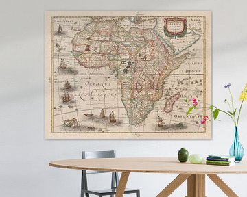 Karte von Afrika (Africae nova tabula)