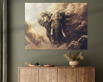 Ätherischer Riese | Elefant von Eva Lee