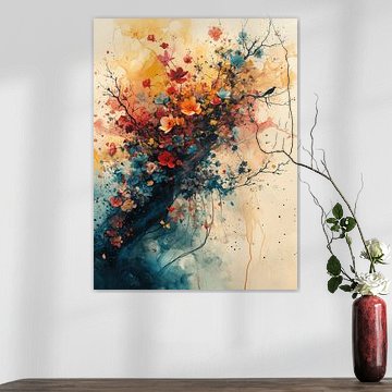 Explosion der Farbe | Blumen von Eva Lee