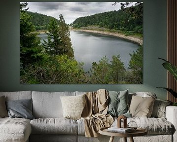 Frankreich - Schwarzer See, Lac Noir in der Nähe der Route de Cretes berühmte Berge von adventure-photos