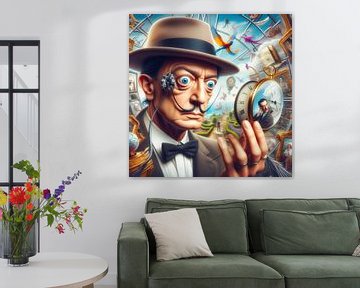 Salvador Dali met horloge