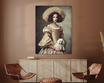 French Poodle by Arjen Roos